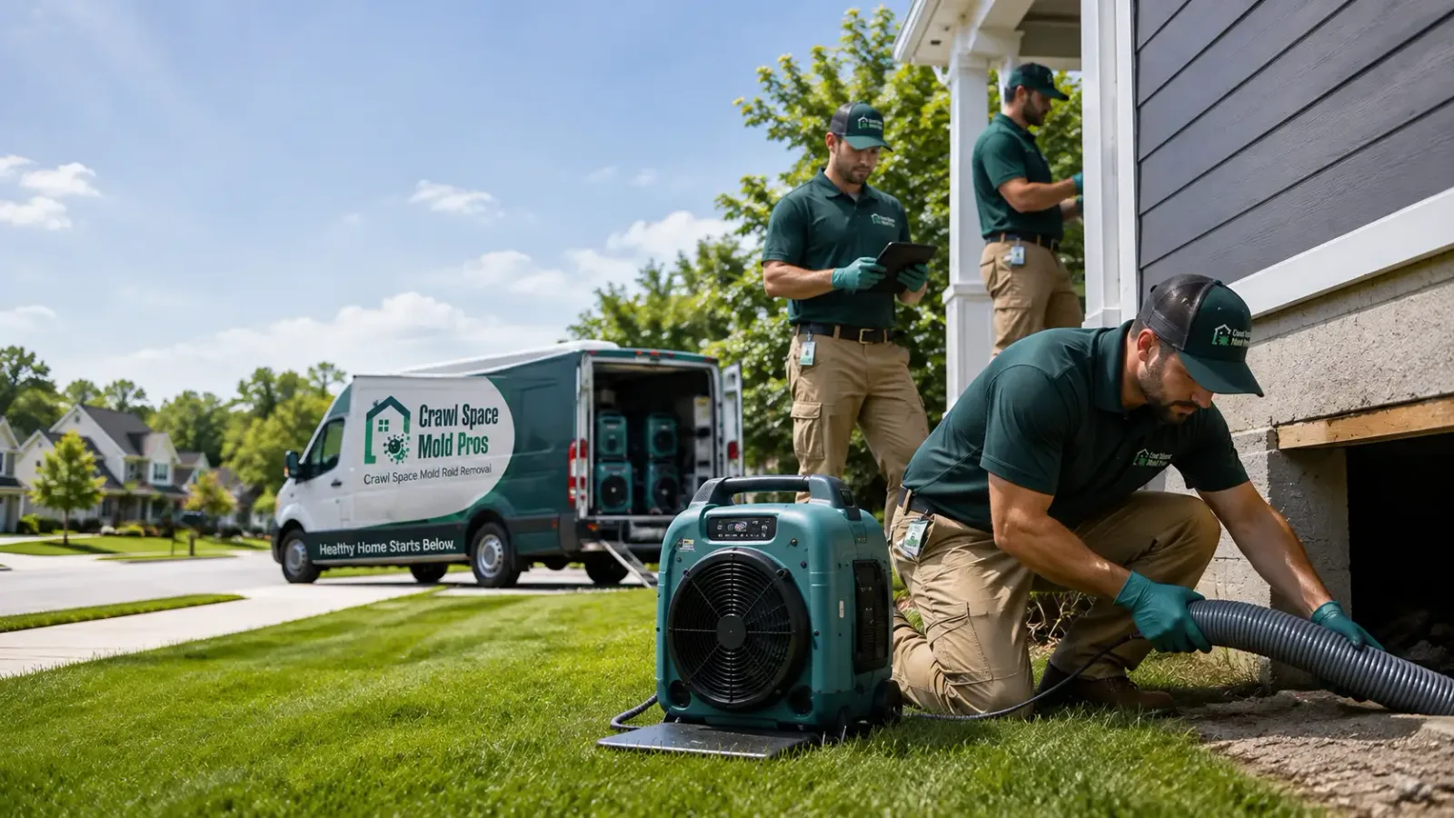 Crawl Space Mold Removal in Granger, WA